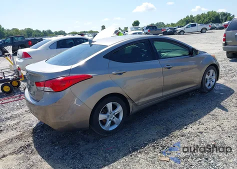 2013 Hyundai Elantra Gls из США, поврежденный, VIN 5NPDH4AE3DH265855